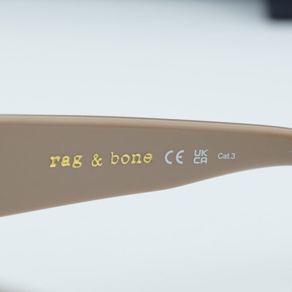 Rag & Bone RNB6003/S 009Q JO Shield Sunglasses - Bronze/Grey Bronze Mirror - Picture 8 of 10